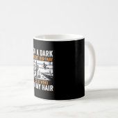 Mug Conception de coucher de soleil de cactus d'autoro (Devant droit)