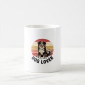 Mug Conception de coucher de soleil de chien mignon gr (Centre)
