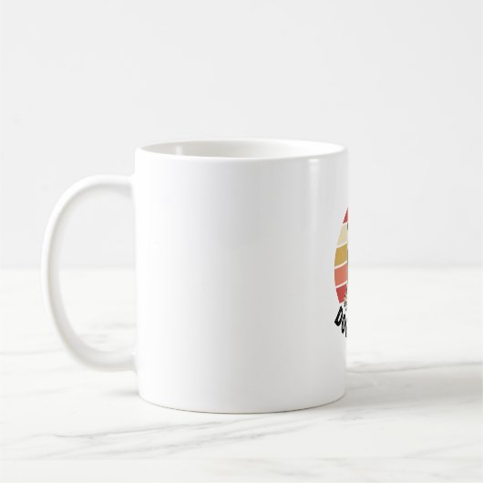 Mug Conception de coucher de soleil de chien mignon gr (Gauche)