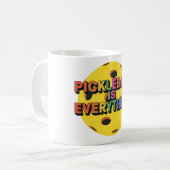 Mug Conception de coupe de pickleball (Devant gauche)