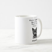 Mug Conception de cours de mathématiques où les chiffr (Devant droit)
