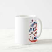 Mug Conception de course de bateaux Dragon (Devant droit)