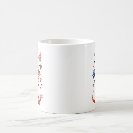 Mug Conception de course de bateaux Dragon (Centre)