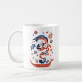 Mug Conception de course de bateaux Dragon (Gauche)