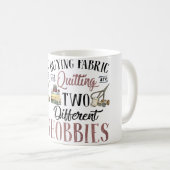 Mug Conception de couture drôle pour femmes - Achat de (Devant droit)
