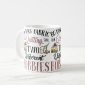 Mug Conception de couture drôle pour femmes - Achat de (Devant gauche)