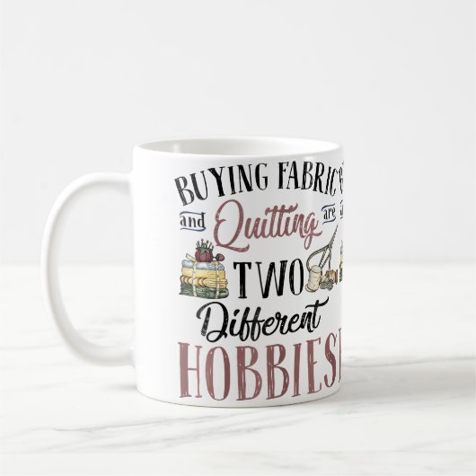 Mug Conception de couture drôle pour femmes - Achat de (Gauche)