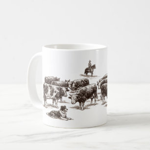 Mug Conception de Cowboy Canin – Vêtements pour amateu
