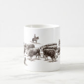 Mug Conception de Cowboy Canin – Vêtements pour amateu (Centre)