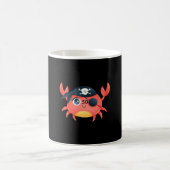 Mug Conception de crabe pirate mignon cadeau amateur d (Centre)