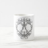 Mug Conception de crâne - pyramide des crânes (Centre)