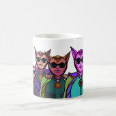 Mug Conception de créatures félines pour raquette de p (Centre)