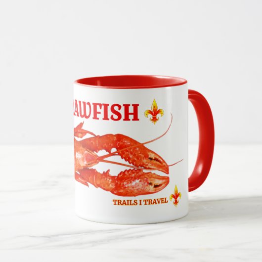 Mug Conception de crevettes (Devant droit)