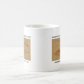 Mug Conception de da Vinci pour une machine de vol (Centre)