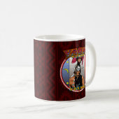 Mug Conception de danseur de cerfs communs de Yaqui (Devant droit)