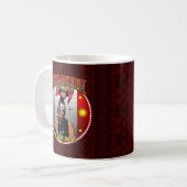 Mug Conception de danseur de cerfs communs de Yaqui (Devant gauche)