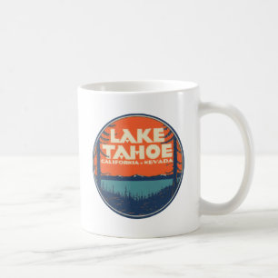 Mug Conception de décalque de Vintage voyage du lac