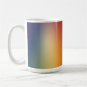 Mug conception de dégradé de forme libre sur café (Gauche)