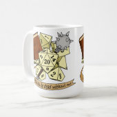 Mug Conception de dés de classe (Devant gauche)