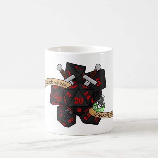 Mug Conception de dés non fiables (Centre)