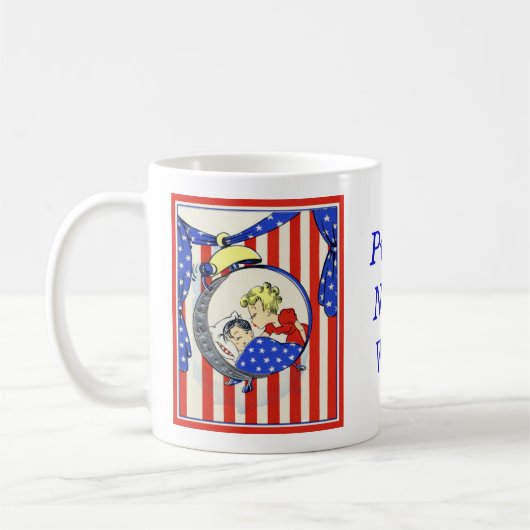 Mug conception de design d'impression vintage fière ép (Gauche)