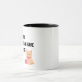 Mug Conception de design esthétique pour maman de chat (Centre)