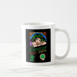 Mug Conception de design rétro de la Saint-Patrick ave