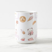 Mug Conception de dessert friandises rose mignon (Centre)