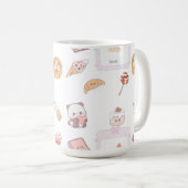 Mug Conception de dessert friandises rose mignon (Devant droit)