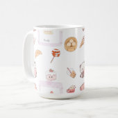 Mug Conception de dessert friandises rose mignon (Devant gauche)