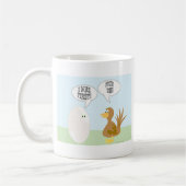Mug Conception de dessin animé d'animal drôle de poule (Gauche)