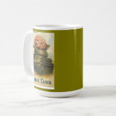 Mug Conception de dessin animé de char de réflexion fa (Devant gauche)