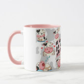 Mug Conception de dessin animé « Moo Cow » mignonne (Gauche)