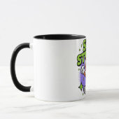 Mug Conception de dessin animé positif Reste Fort (Gauche)