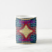 Mug Conception de dessin d'art abstrait de texte Hakun (Centre)