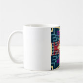 Mug Conception de dessin d'art abstrait de texte Hakun (Gauche)