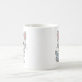Mug Conception de dessin de ligne de dessin animé de c (Centre)