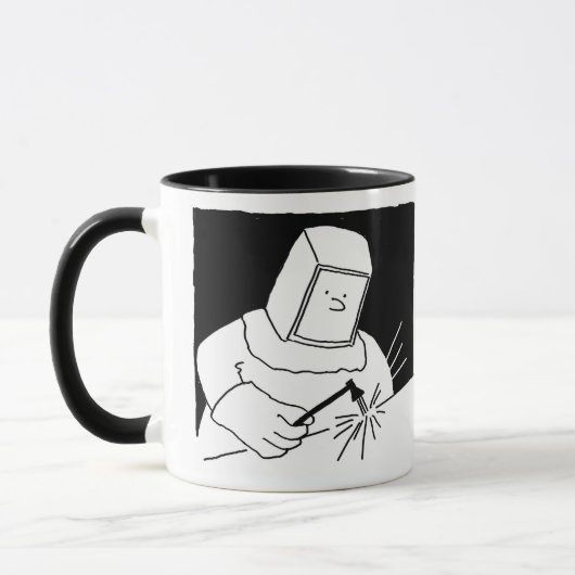 Mug Conception de dessin de soudage et de fabrication (Gauche)