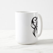 Mug Conception de dessin linéaire inspirée du tatouage (Devant droit)