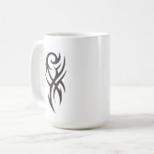 Mug Conception de dessin linéaire inspirée du tatouage (Devant gauche)