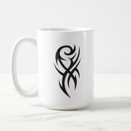 Mug Conception de dessin linéaire inspirée du tatouage (Gauche)