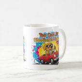 Mug Conception de dessin trop Cool pour chien (Devant droit)