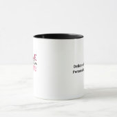 Mug Conception de détails subtils pour vous aimer dava (Centre)