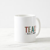 Mug Conception de devis couleur Leopard TEACH (Devant droit)