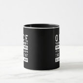 Mug Conception de devis de sagesse - Valeur de chaque (Centre)