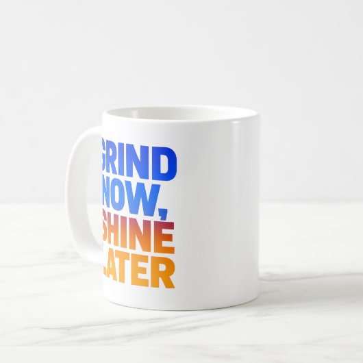 Mug Conception de devis motivationnelle audacieuse - I (Devant gauche)