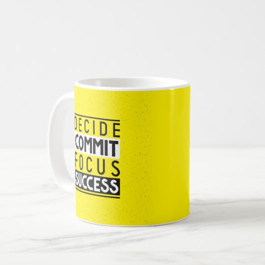 Mug Conception de devis motivationnelle pour les réali (Devant gauche)