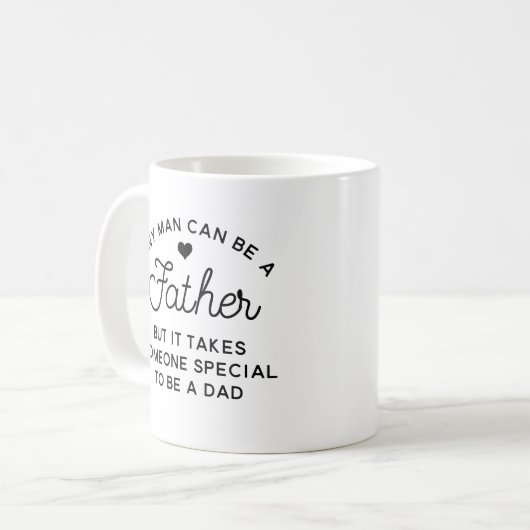 Mug Conception de devis papa spécial (Devant gauche)