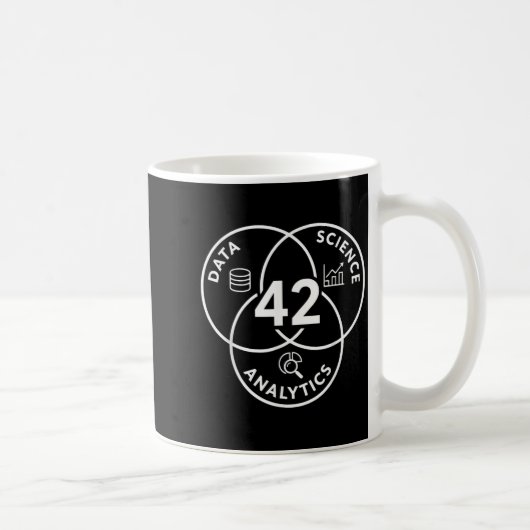 Mug Conception de diagramme d'analyse de science des d (Droite)