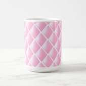 Mug Conception de diamant rose et blanc (Centre)